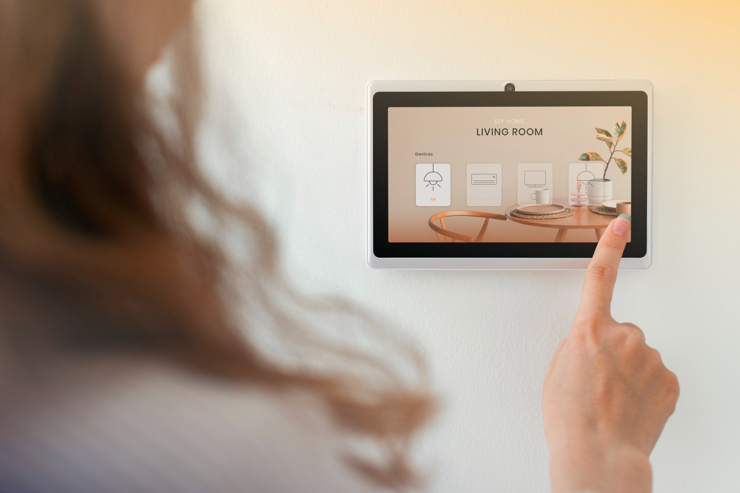 Panel de control de automatización del hogar